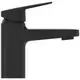 Waschtischarmatur in Silk Black von Ideal Standard. Moderne, schlanke Bauform mit einem Hebel zur Steuerung des Wasserflusses.